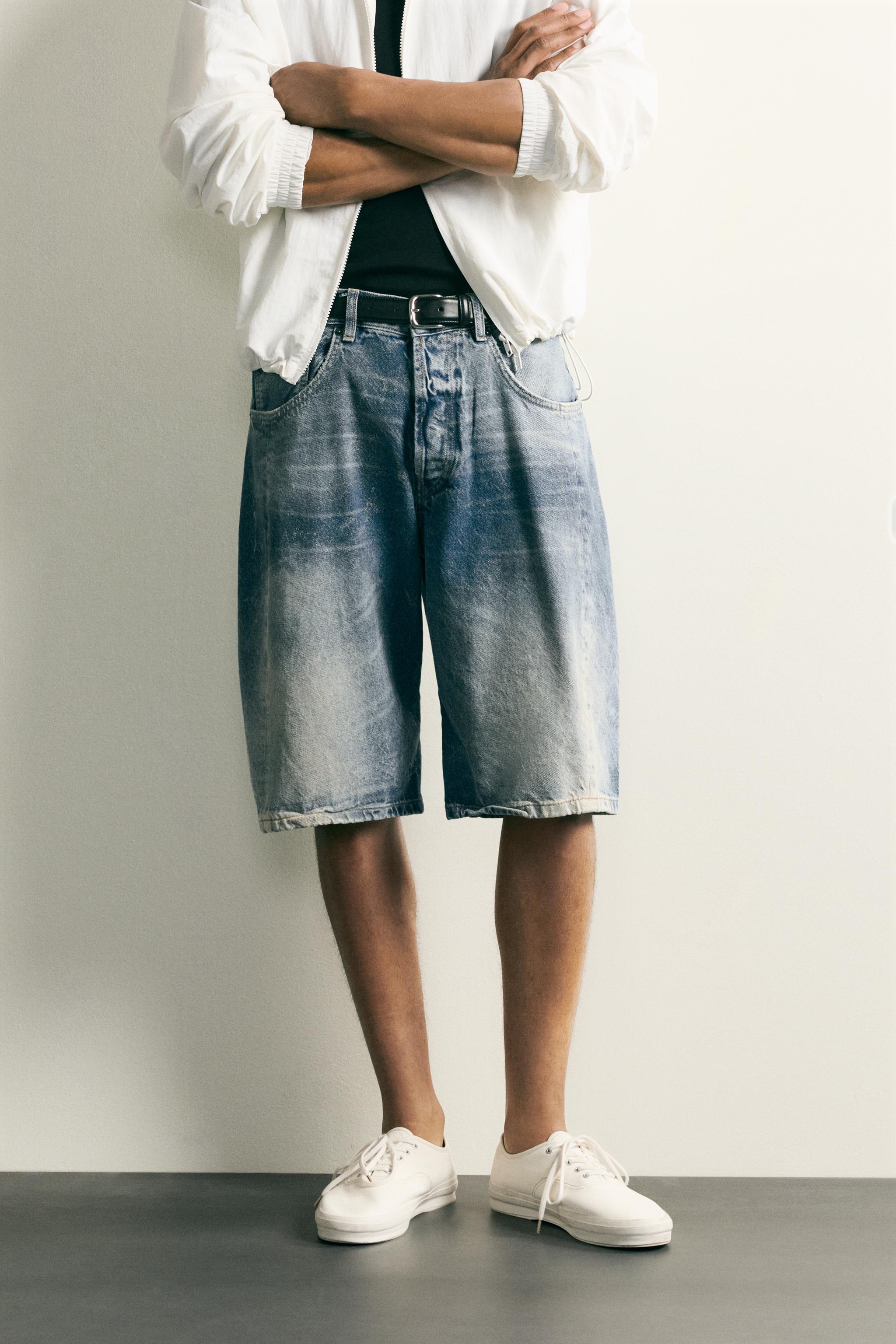 BERMUDA EN JEAN BAGGY