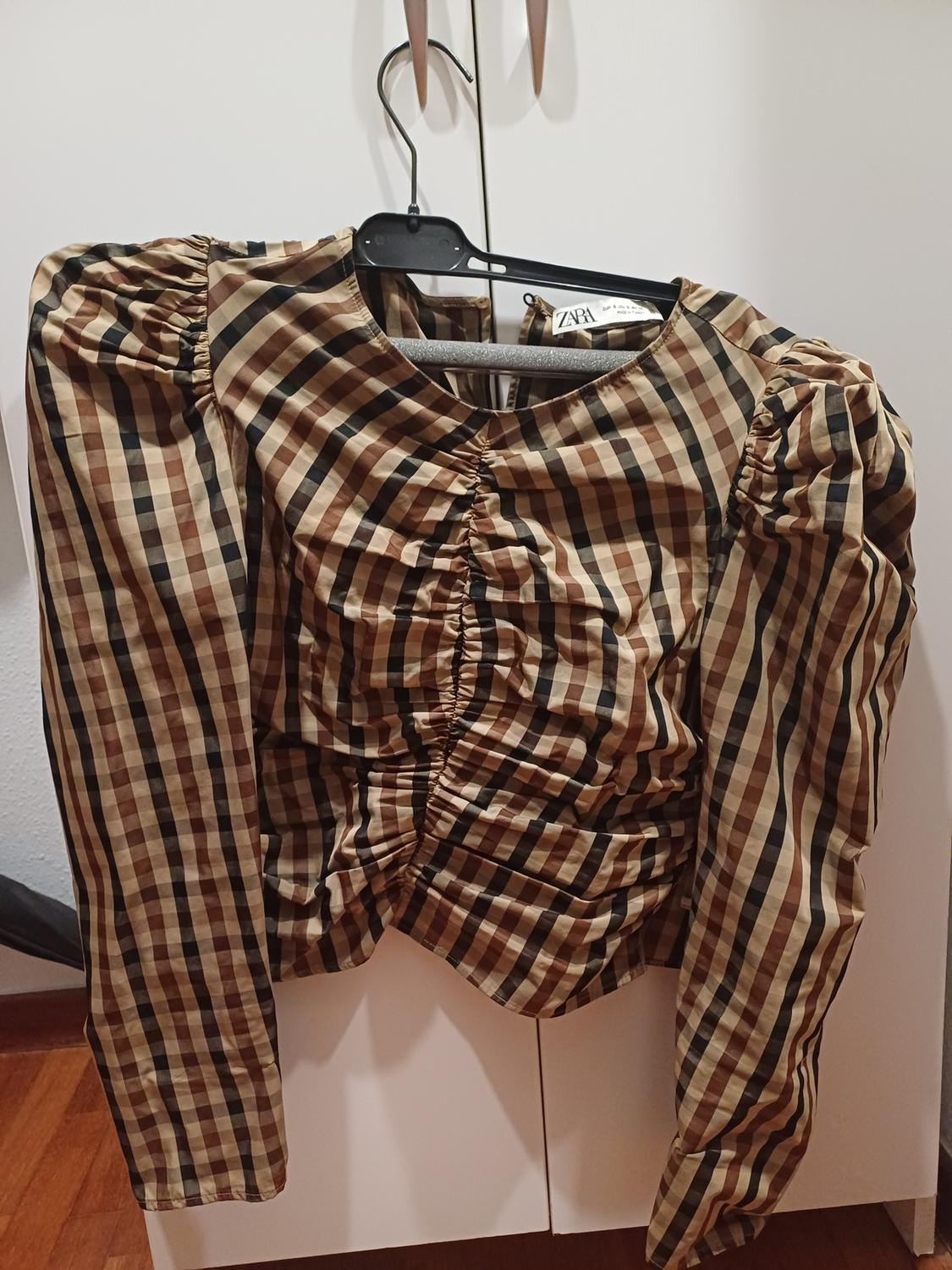 CROPPED CHECKED TOP - Image 3