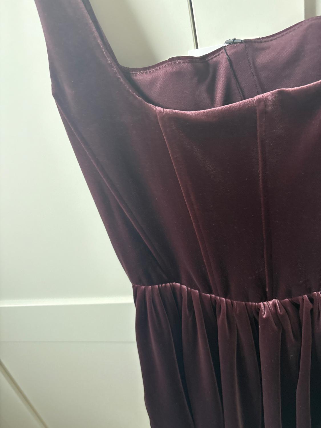 VELVET CORSET DRESS - Image 3