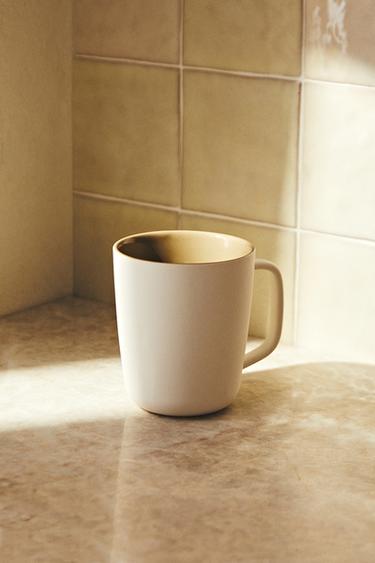 LOT DE 2 - TASSE 370 ML - marron/blanc de Zara - Image 5