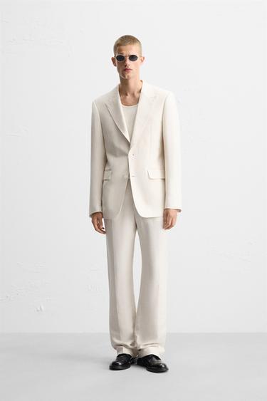 PANTALON DE COSTUME BOBBY GILLESPIE X ZARA - Écru de Zara