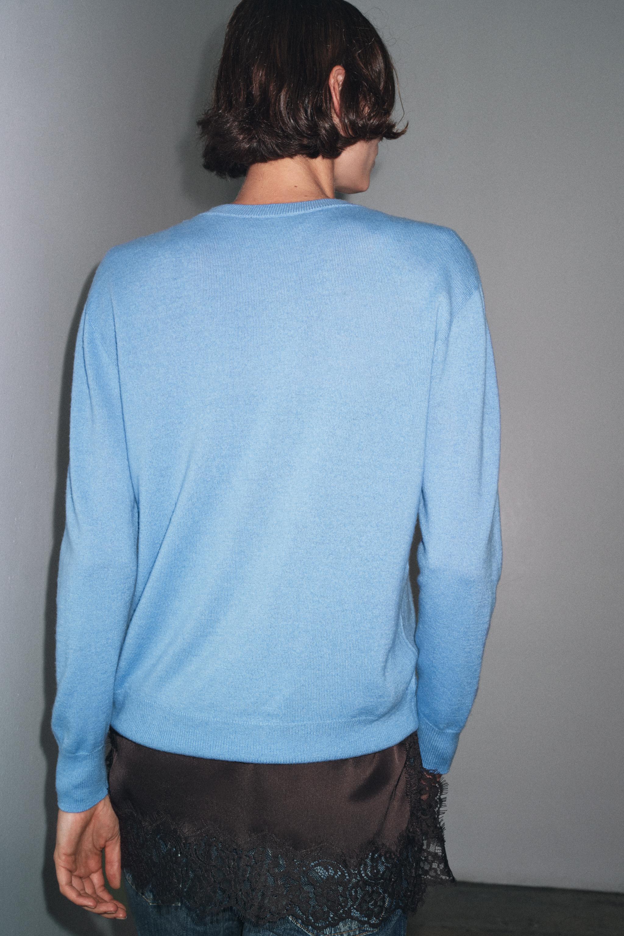 PULL EN MAILLE 100% LAINE EXTRA DOUCE