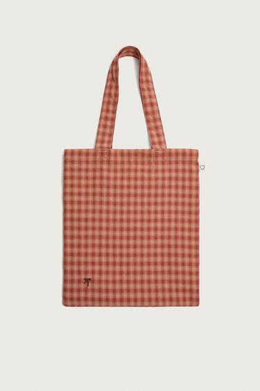 FABRIC TOTE BAG - Orange by Zara - Image 0