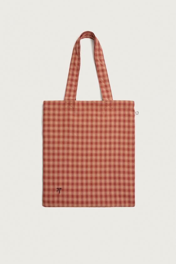 FABRIC TOTE BAG - Orange de Zara - Imagen 0