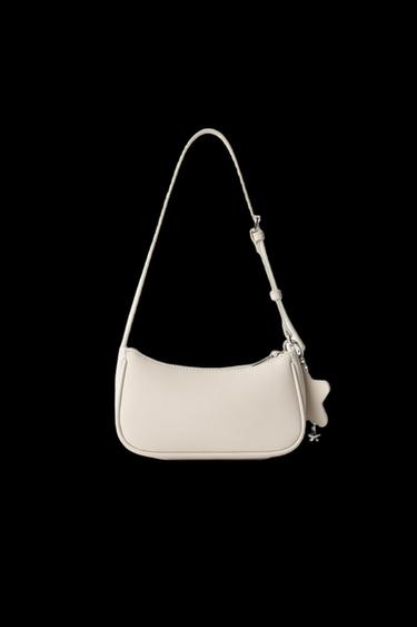BOLSO HOMBRO CHARM - Blanco de Zara