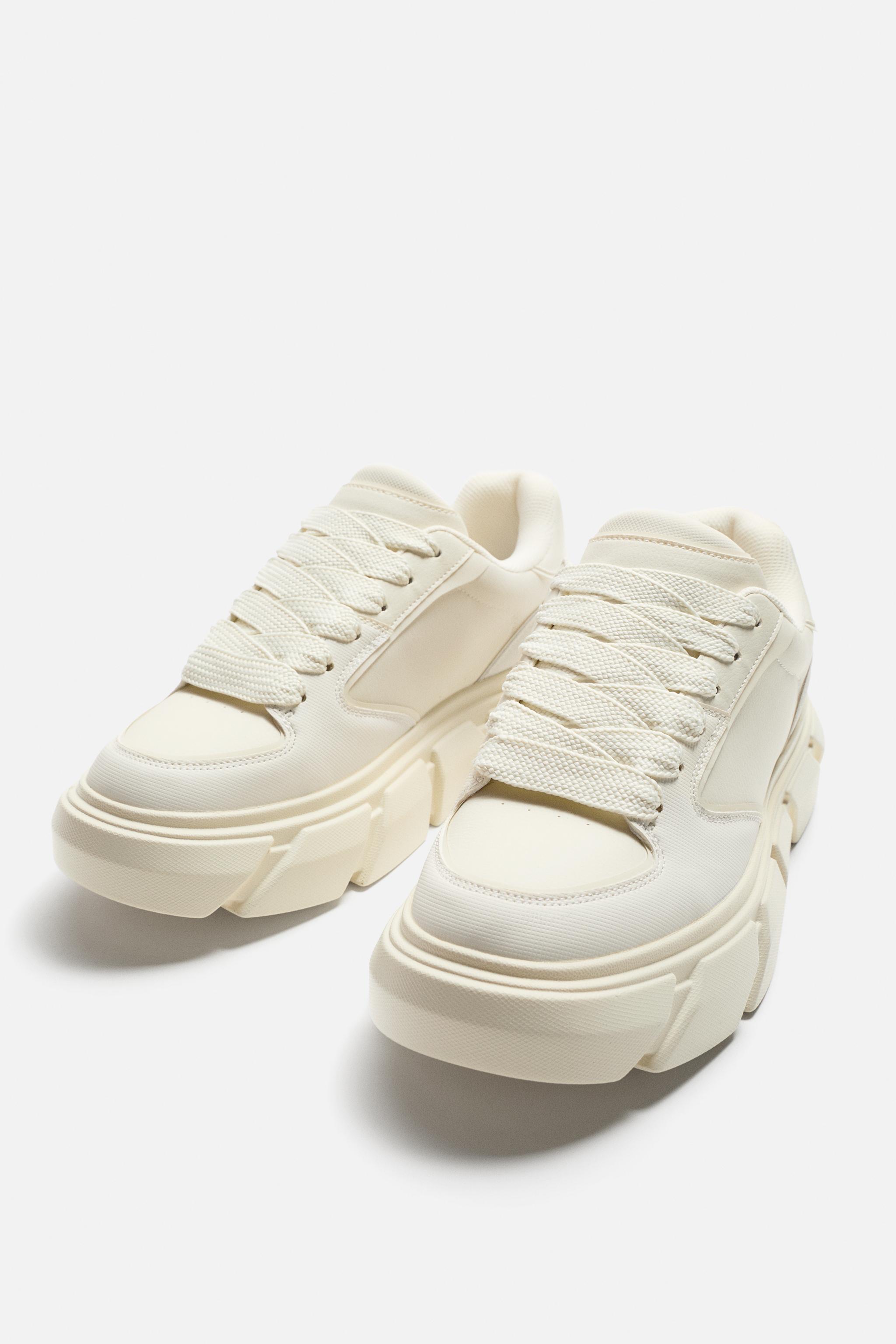 CHUNKY SOLE TRAINERS White ZARA Cambodia - Main Image