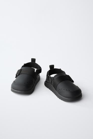 RUBBERISED CLOGS - Black by Zara - Image 2