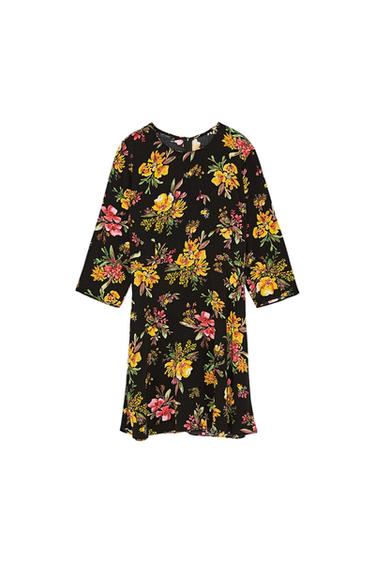 FLORAL PRINT MINI DRESS
