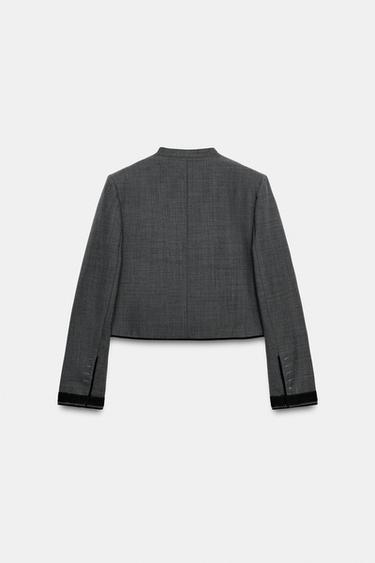BLAZER BRANDENBOURGS ZW COLLECTION - Gris chiné de Zara - Image 6