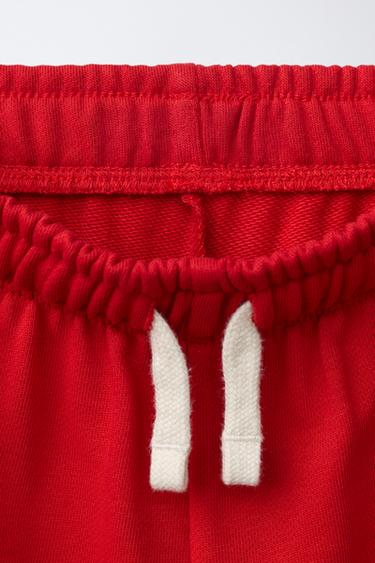 SHORT JOGGING INSCRIPTION - Rouge de Zara - Image 2
