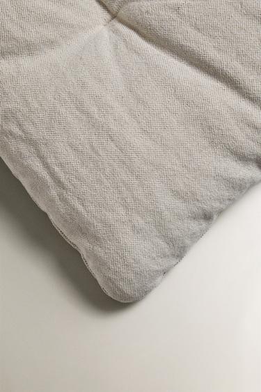 LONG LINEN CUSHION - Light beige by Zara - Image 1