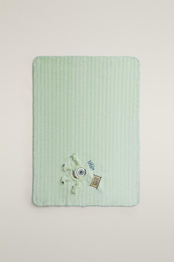 MANTA INFANTIL MIKE WAZOWSKI MONSTROS S.A. ©DISNEY/PIXAR - Verde da Zara - Imagem 0