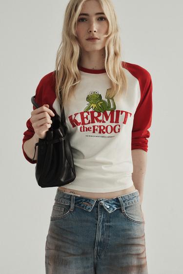 CAMISETA THE MUPPETS ©DISNEY MANGA LARGA - Blanco de Zara