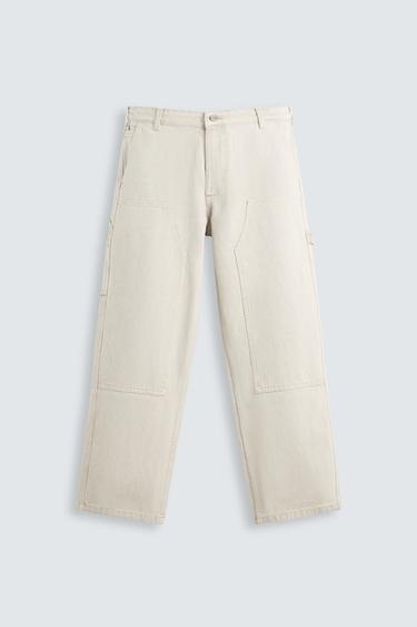 PANTALÓN LAVADO BOLSILLO CARPINTERO - Piedra de Zara