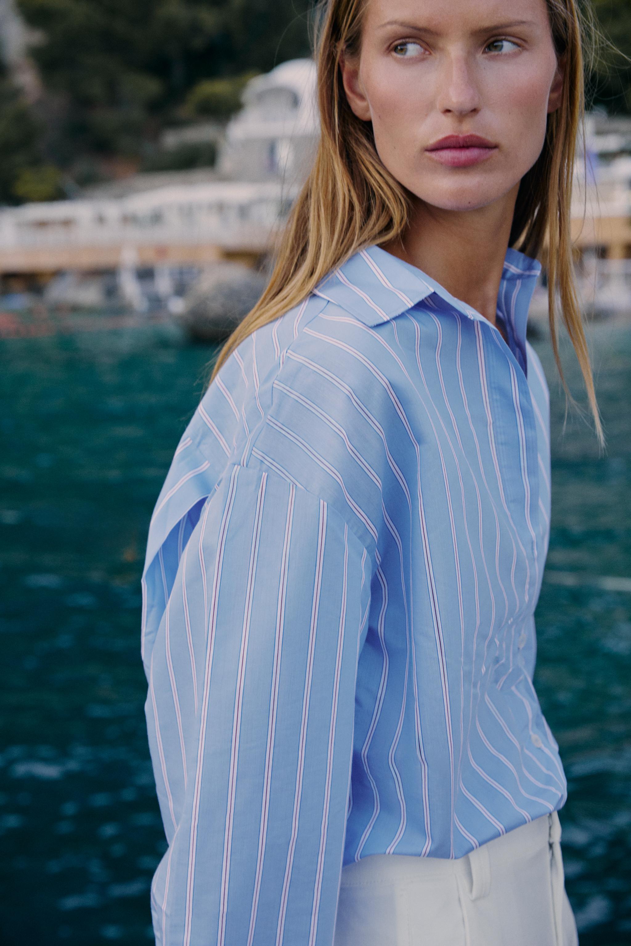 Zara BASIC POPLIN SHIRT — фото 3
