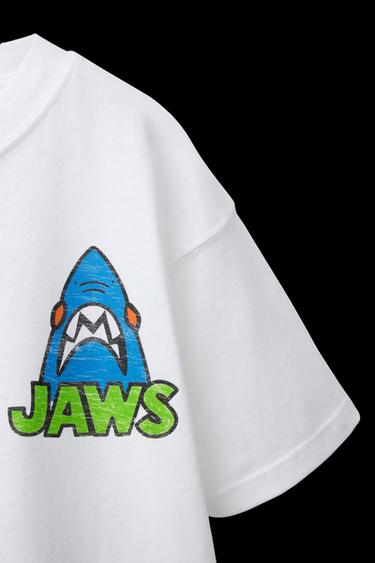 T-SHIRT – PELICULA JAWS © 50TH ANNIVERSARY - Weiß von Zara