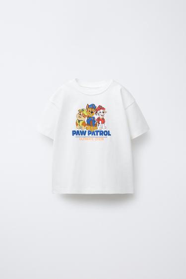 ФУТБОЛКА С РЕЛЬЕФНЫМ ПРИНТОМ «ЛАПКА» — БЕЛЫЙ от Zara — изображение 0