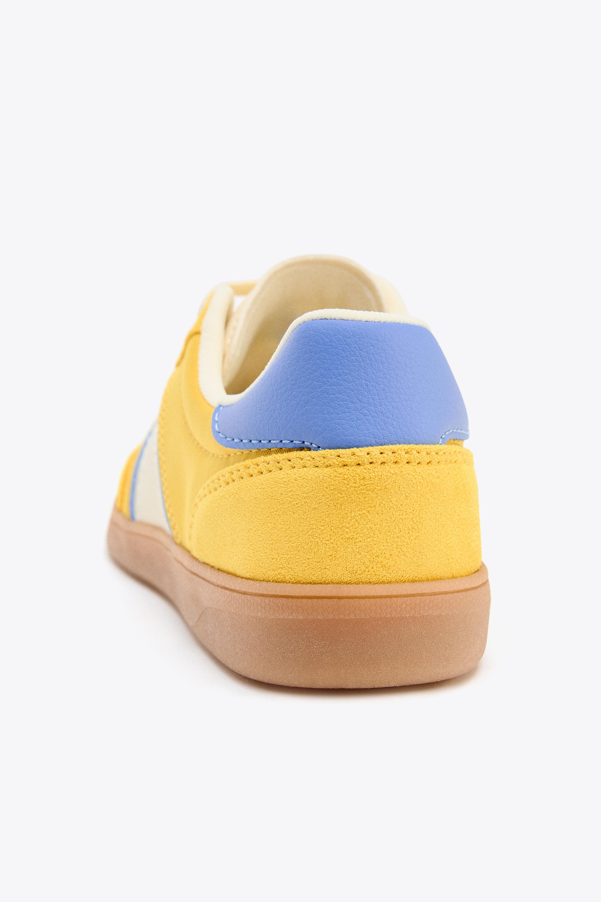 えがまるり COLORFUL SNEAKERS - Yellow | ZARA United States