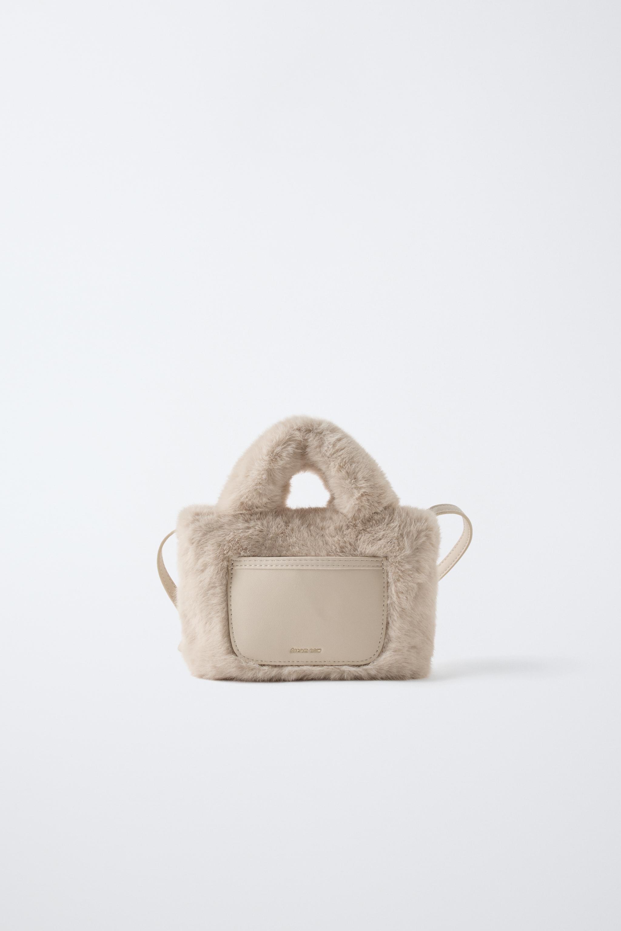 NEUTRAL SHEEPSKIN CROSSBODY BAG - White | ZARA Australia