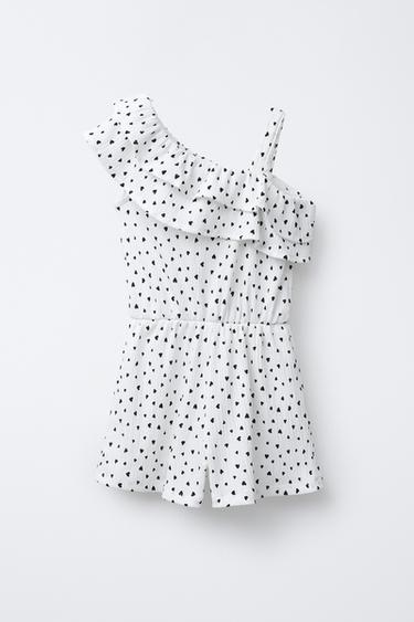 COMBI-SHORT CŒURS - Blanc / Noir de Zara - Image 0