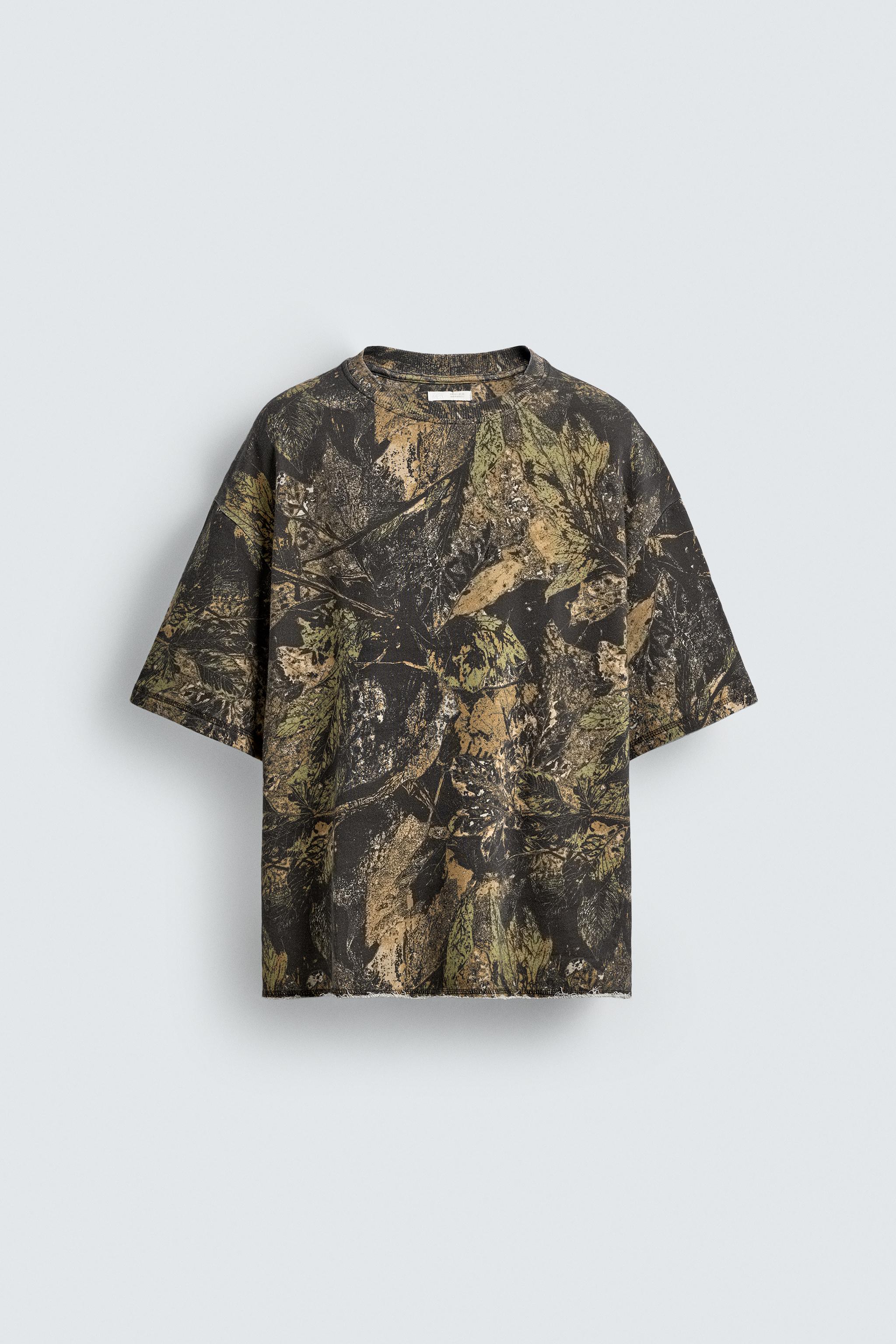 black_tree様 TREE PRINT SWEATSHIRT - Light khaki | ZARA United States