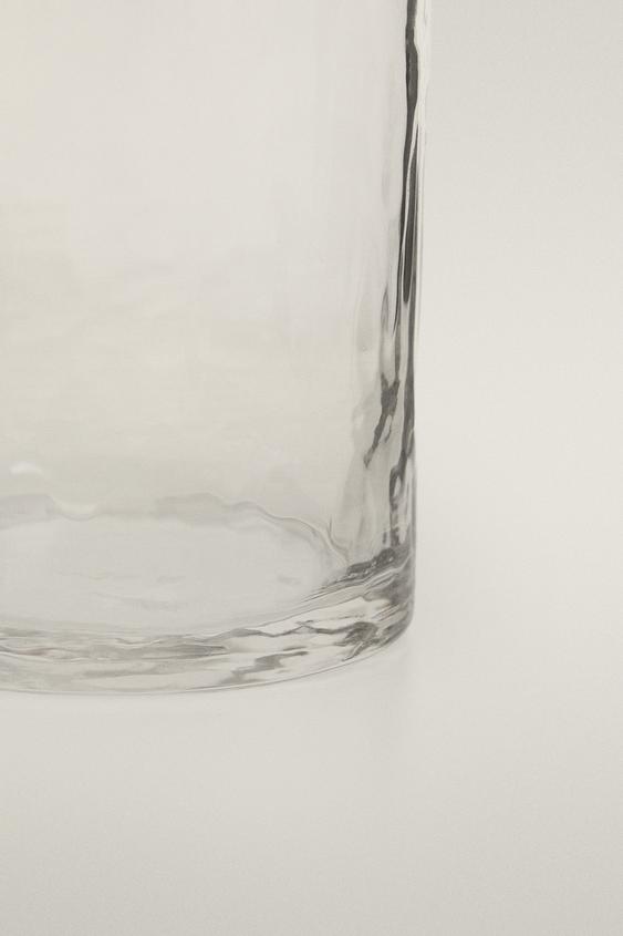 VERRE À SODA VERRE MARTELÉ - Transparent de Zara - Image 3