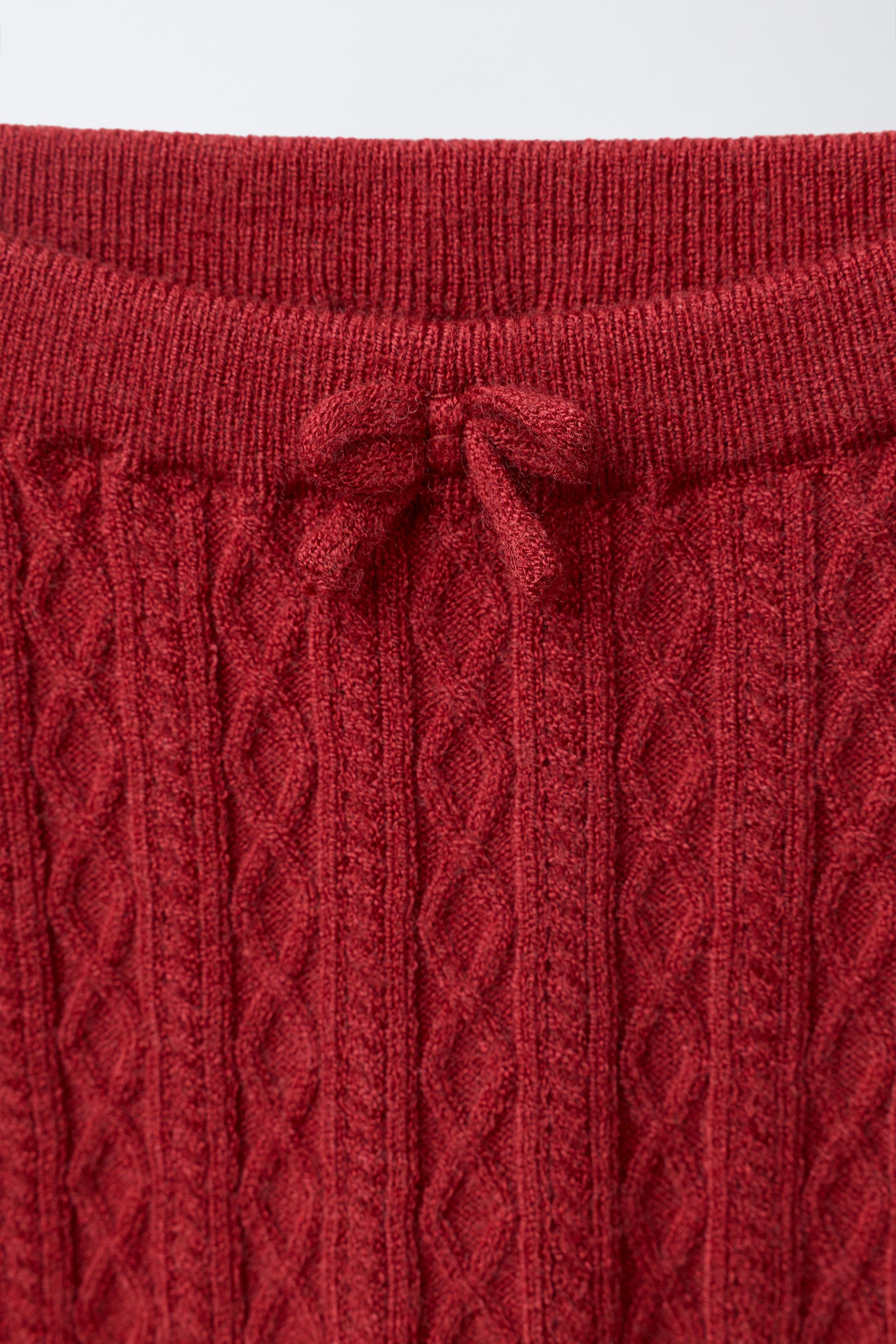 LEGGING EN MAILLE À TORSADES