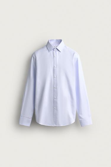 TEXTURED REGULAR FIT SHIRT - White by Zara