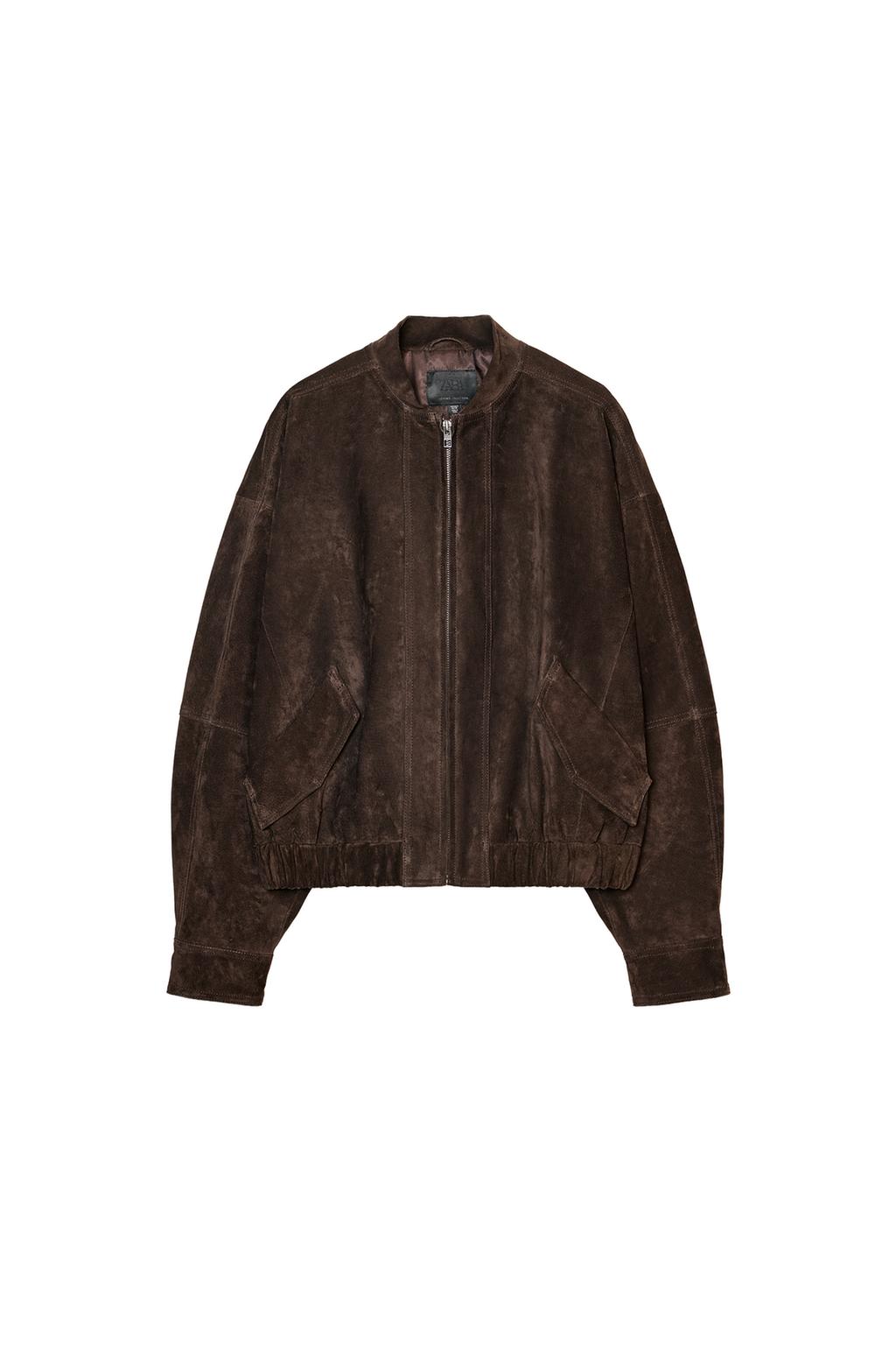 100% SUEDE BOMBER JACKET - image 3