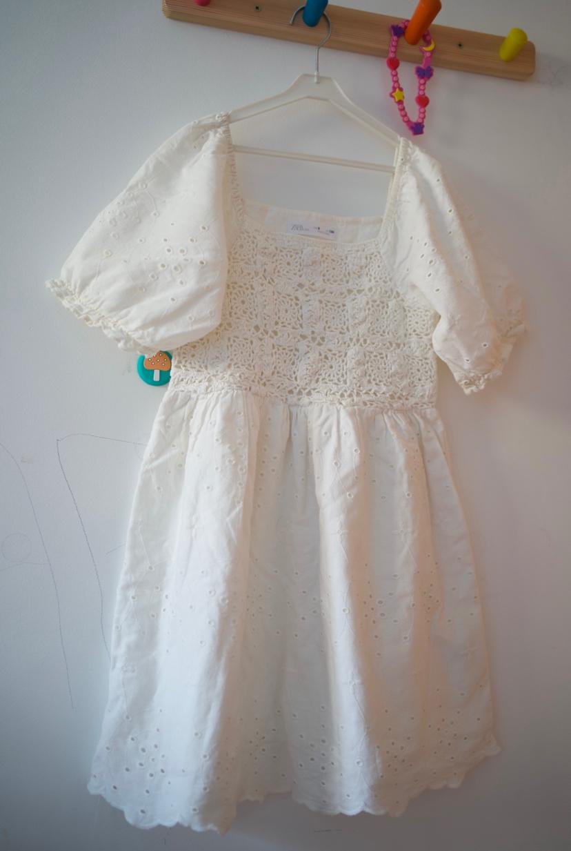 DRESS WITH SWISS EMBROIDERY