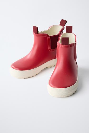 STRETCH WELLINGTON BOOTS - Red by Zara - Image 2