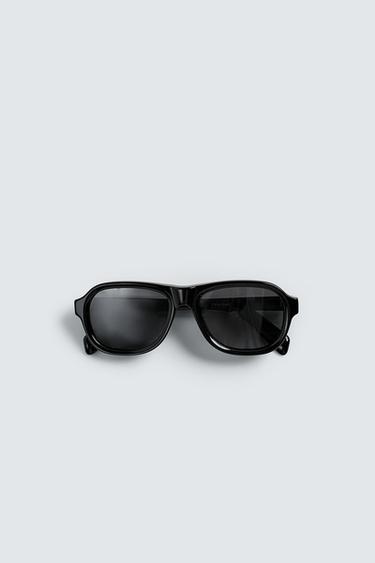 LUNETTES DE SOLEIL OVALES - Noir de Zara - Image 4