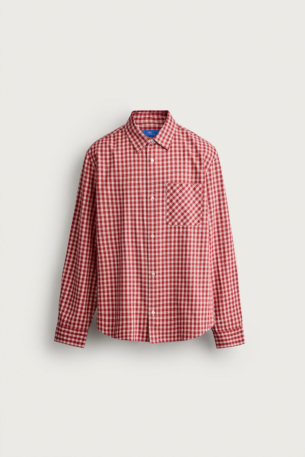AARON LEVINE X ZARA CHECK TWILL SHIRT