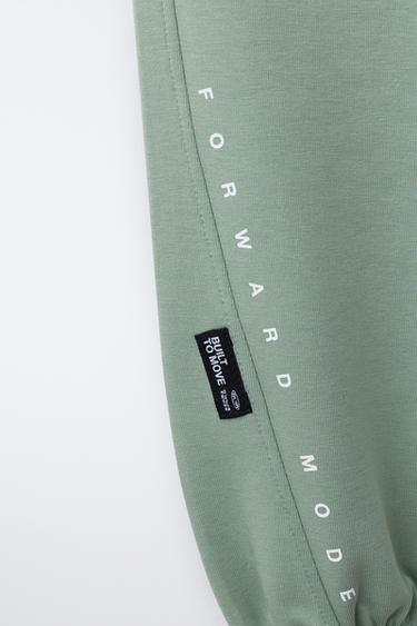 INTERLOCK JOGGERS - Light green by Zara - Image 3