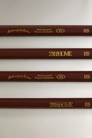 PENCILS (PACK OF 4) - Burgundy by Zara - Image 4