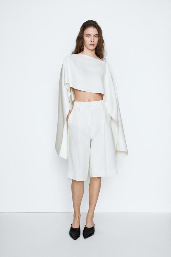 Lightweight asymmetric cape - STUDIO from Zara - $200