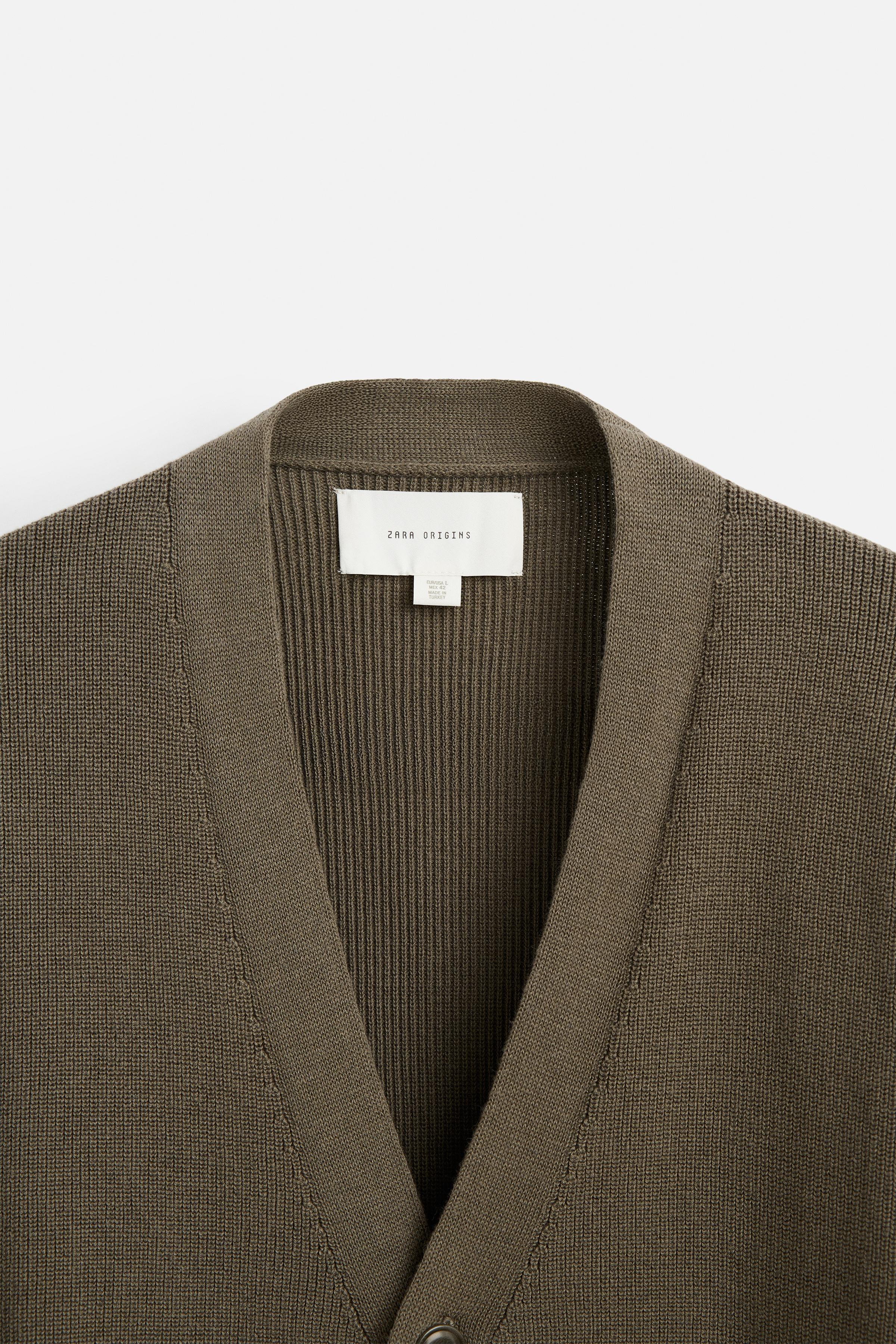 ZARA origins ザラ オリジンズ ジップアップ カーディガン