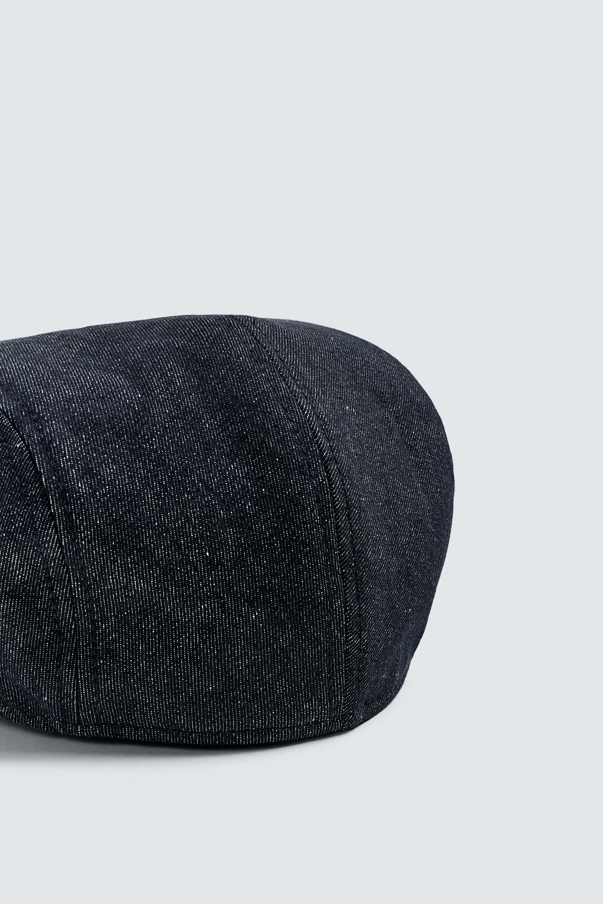 COTTON DENIM BERET