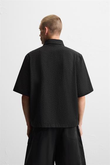 CHEMISE JACQUARD ANIMAL - Noir de Zara - Image 2