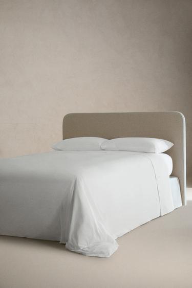 HOUSSE DE COUETTE PERCALE DE COTON TOUCHER SEC (500 FILS) - Blanc de Zara - Image 1