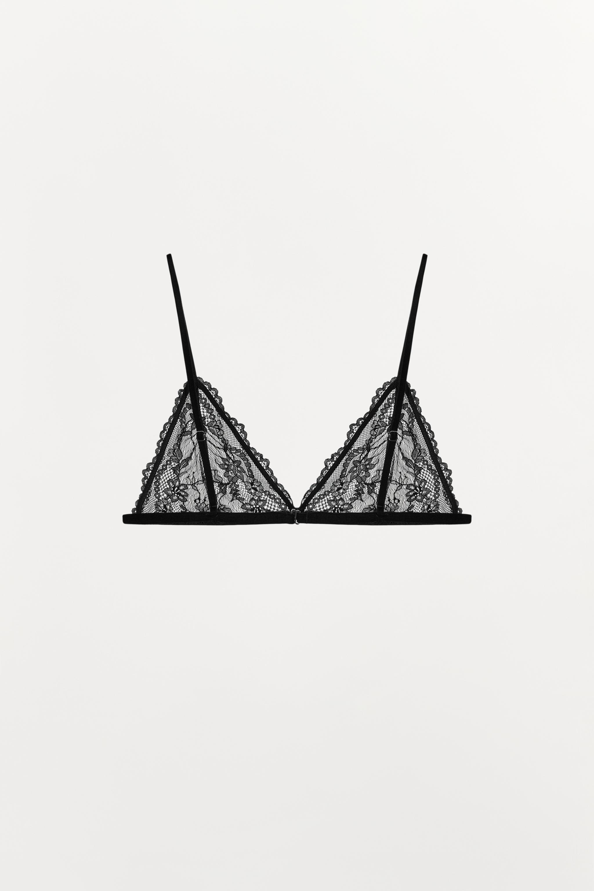 SOUTIEN-GORGE TRIANGLE DENTELLE