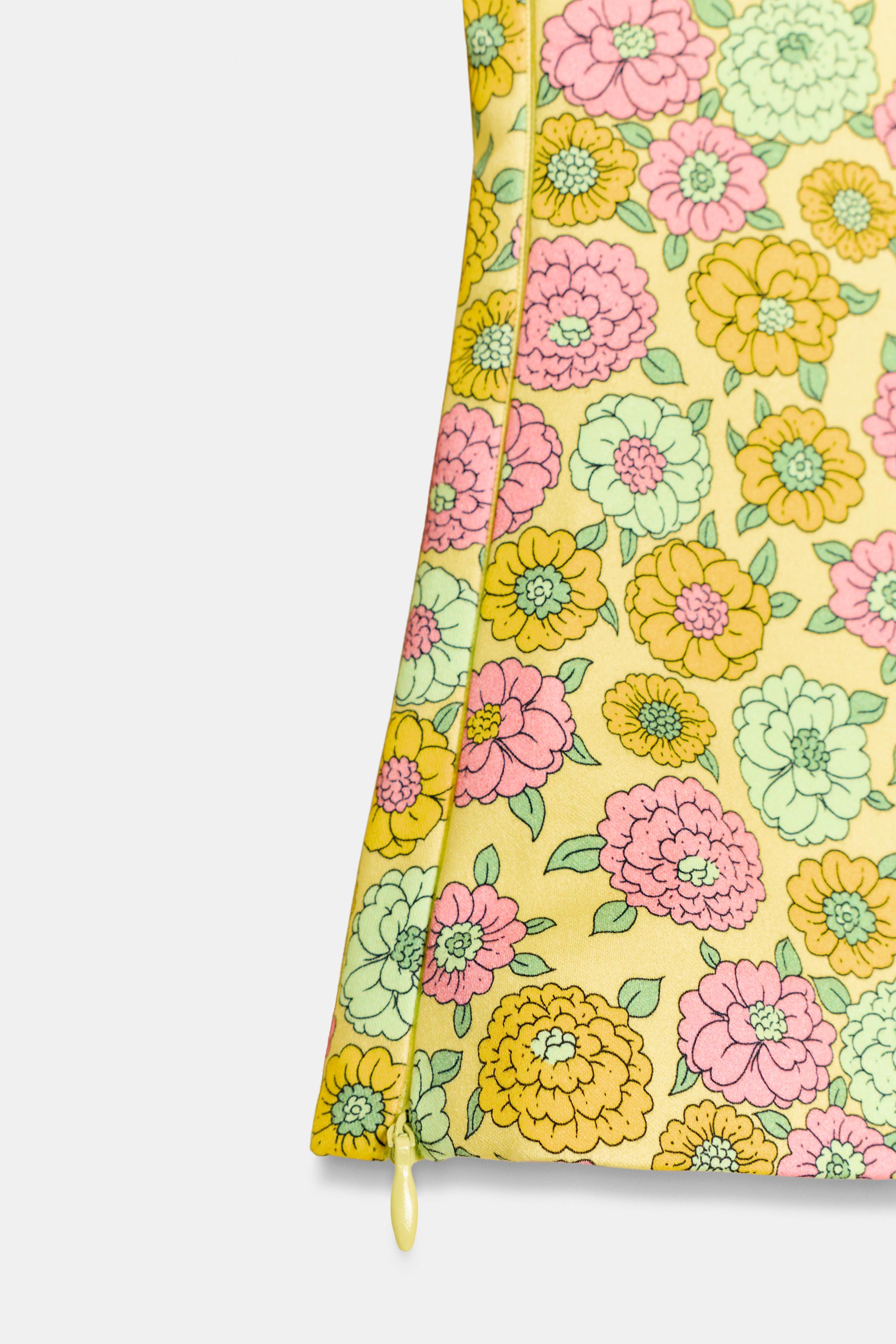 FLORAL POPLIN TOP