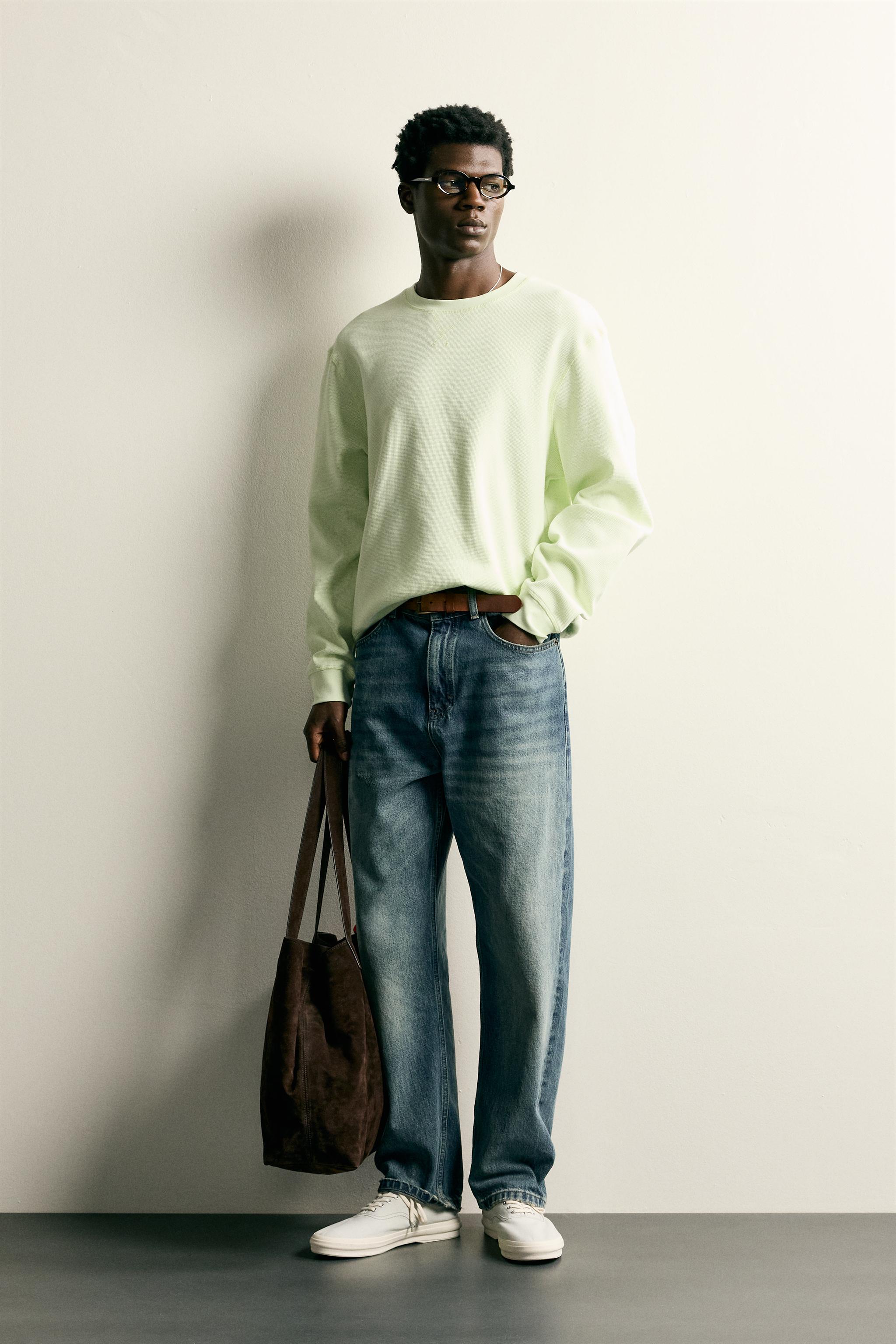 ※Kuuga0307 GOFRE DOKULU SWEATSHIRT - Açık lime yeşili | ZARA Türkiye / Turkey