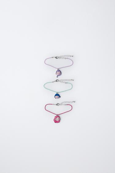 PACK OF THREE KPOP DEMON HUNTERS™ NETFLIX © BRACELETS - 140 by Zara