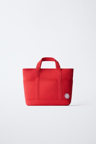 MONOCHROME TOTE BAG - Red by Zara