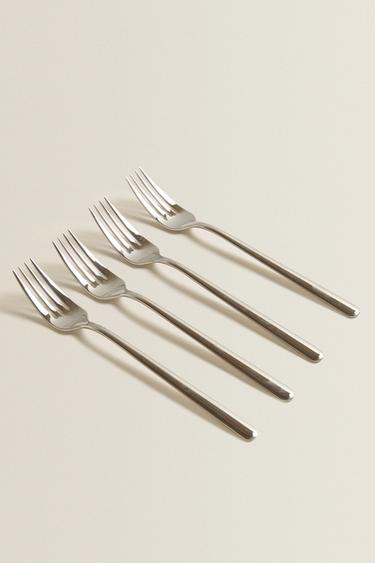 PACK OF SHINY STEEL FORKS (PACK OF 4) - Multicoloured by Zara - Image 2
