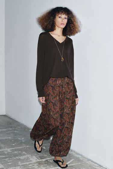 ZW COLLECTION PAISLEY TROUSERS - Multicoloured by Zara - Image 0
