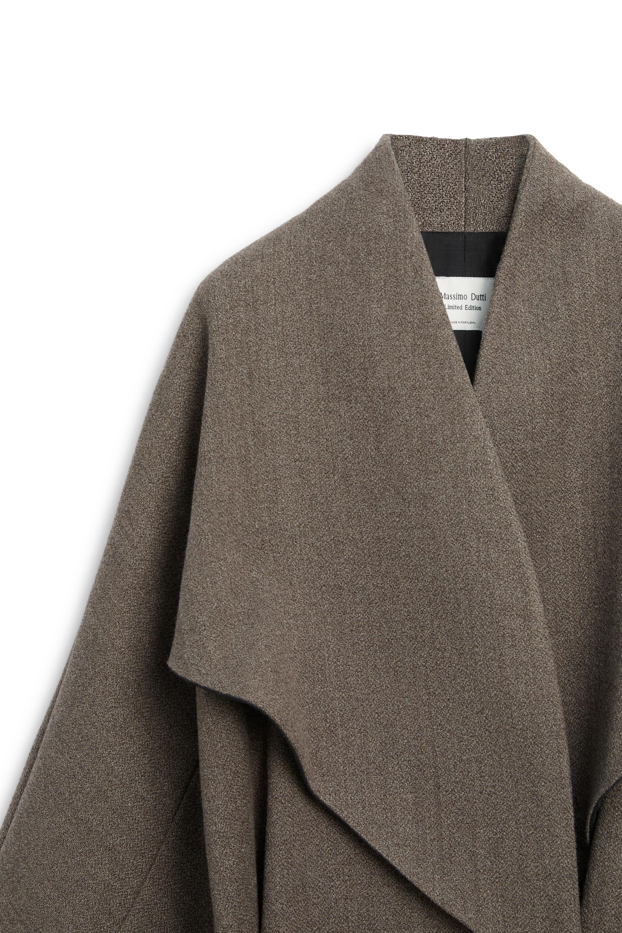 Wool blend belt detail coat - LIMITED EDITION