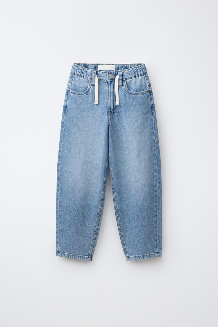 JEANS GLOBO HOLGADOS CON CORDÓN