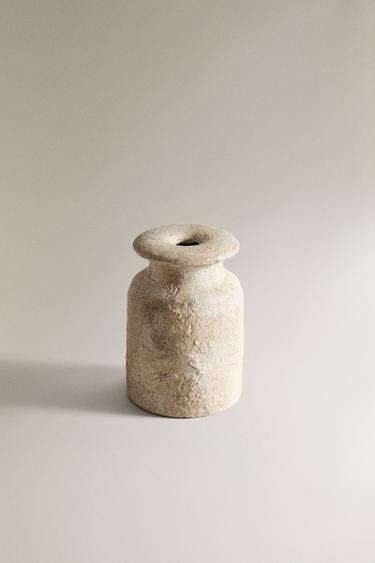 ORNEMENT CÉRAMIQUE DIFFUSEURS MIKADO BLANC - Moutarde de Zara - Image 1